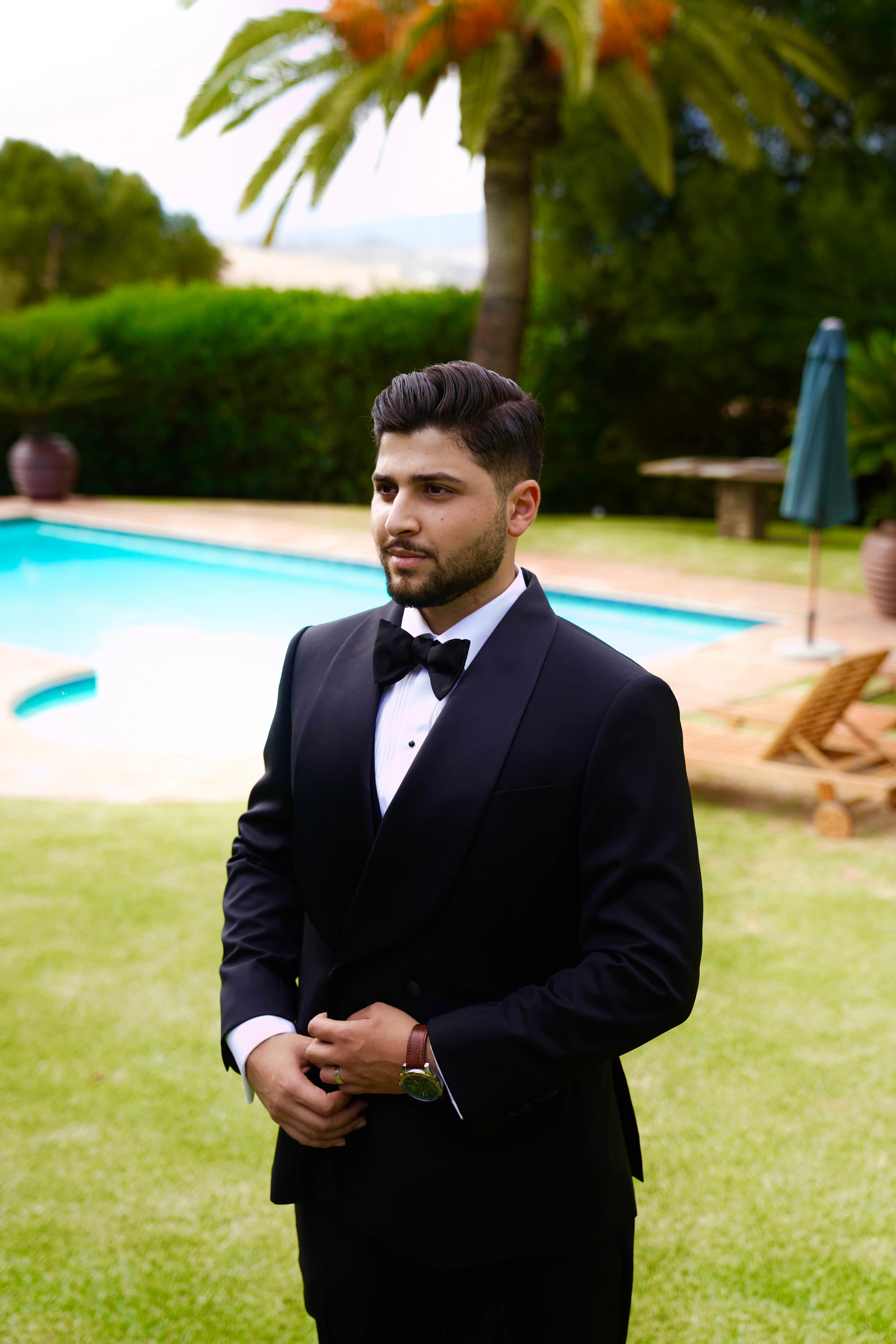 Sort Tuxedo detalj