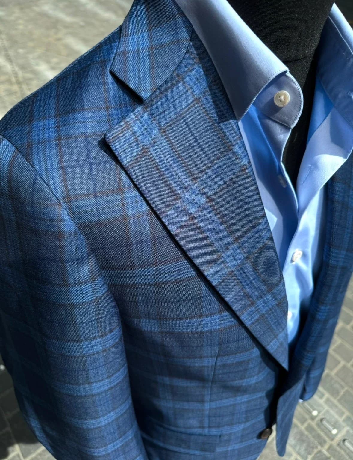 Blue & Black Sheffield Detail
